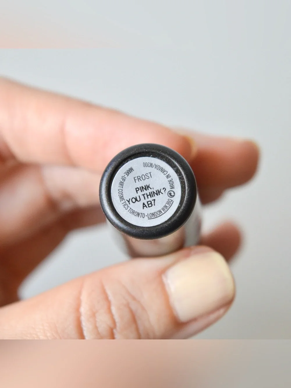 MAC Cosmetics Lipstick *PINK, YOU THINK?* Discontinued Violet Shimmer Neon Pink